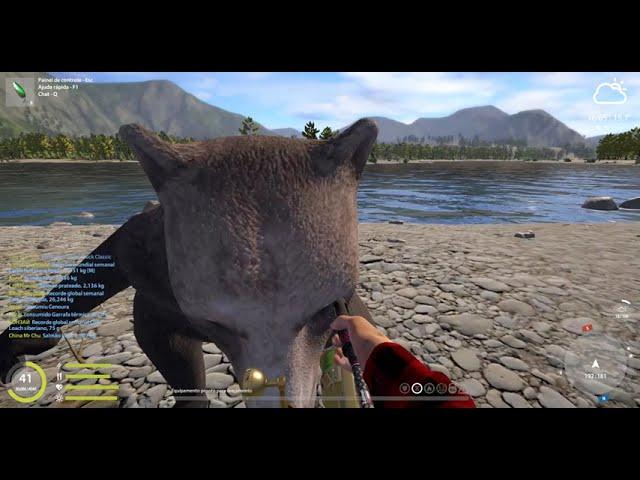 Mauled by bear on Yama map - Russian Fishing 4