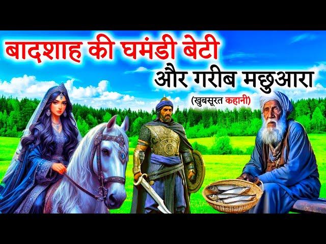 Badshah Ki Ghamandi Beti Aur Garib Machaara Ka Kahani | Shahzadi Ki Kahani |Hindi Moral StoriesUrdu