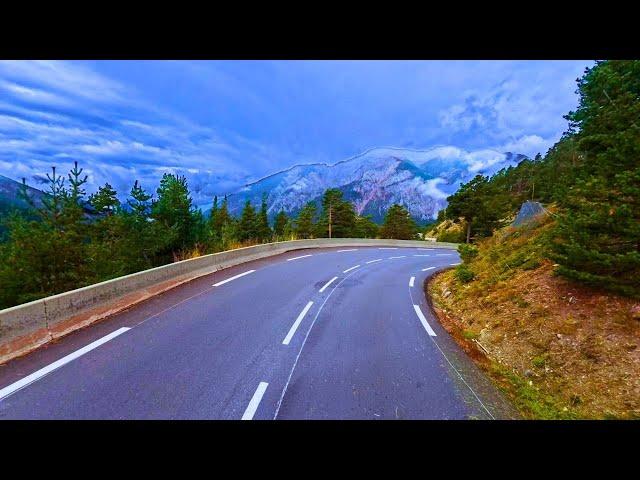 Crossing the Alps : Scenic Drive on Route Col du Montgenèvre from Cesana to Briançon