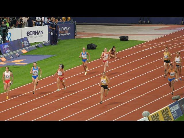 Stadium Erupts As Germany Wins Women's 4x100m Relay FINAL (European Championships Munich 2022)