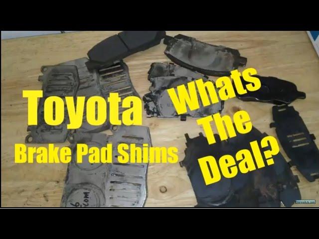 Toyota Brake Pad Shims