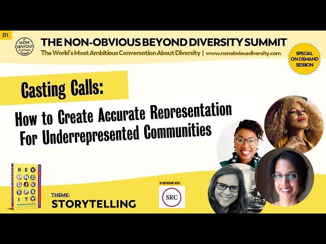 Casting Calls: How to Create Accurate Representation for Underrepresented Communities