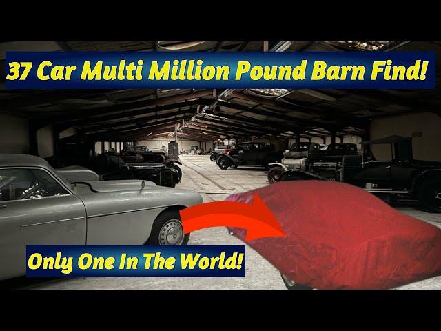 The Biggest Barn Find Discoveries Ever! 37 Incredibly Rare Cars Worth Millions Inc the NARDI Ray