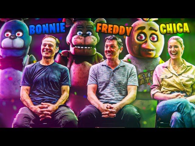 INTERVIEWING THE FNAF MOVIE ANIMATRONIC ACTORS!