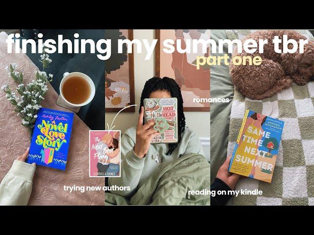 finishing my summer tbr (part 1) ⭐️ | *spoiler-free* reading vlog