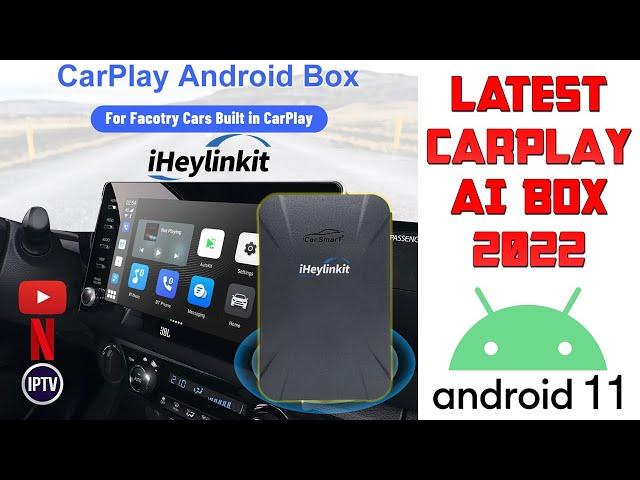 CarPlay AI Box with Android 11 OS  iHeylinkit  REVIEW