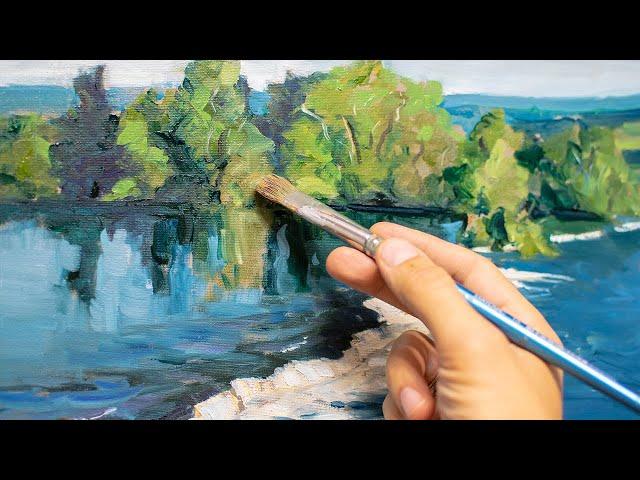 HOW to Paint LOOSELY | IMPRESSIONIST Style