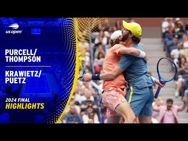 Purcell/Thompson vs. Krawietz/Puetz Highlights | 2024 US Open Final