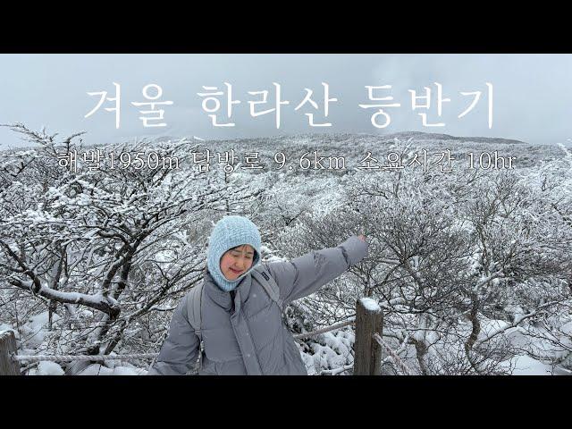 vlog 겨울 제주 | 눈 오는 겨울 12월 한라산 등반기, 성판악 코스, 디아넥스 호텔, 본태미술관, 방주교회