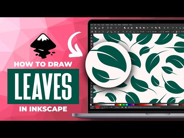 Inkscape Beginner Tutorial: Draw A Simple Leaf