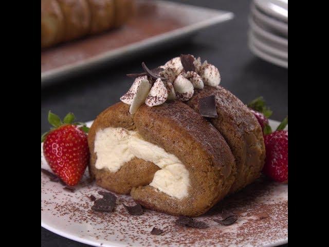 Tiramisu Roll Cake