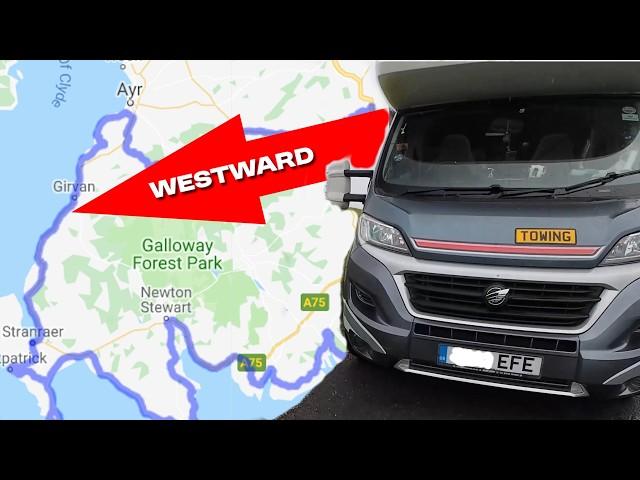 Heading West after Lorna's Birthday Gets Off To A Good Start Vanlife Scotland PT 7