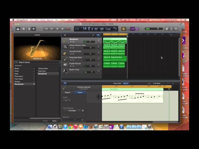 GarageBand Tutorial 8 - PART 1 iMac version - Finalising your song