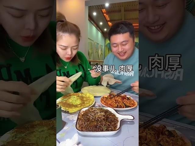 Funny Husband and Wife with Brother Yummy Food Eating Challenge 