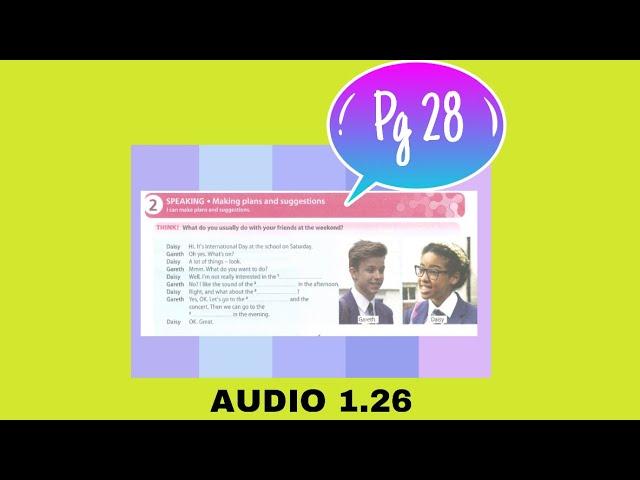 ENGLISH PLUS 1 YEAR 5 | TEXTBOOK PAGE 28 | AUDIO 1.26 | EXERCISES 2 & 3