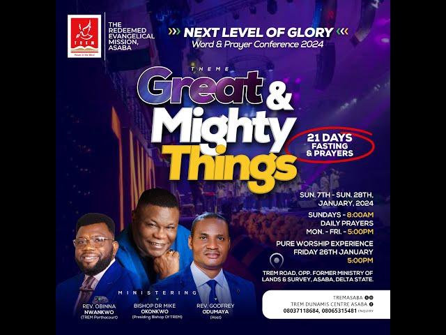 GRAND FINALE OF NEXT LEVEL OF GLORY CONFERENCE (Sunday, 28th January 2024)