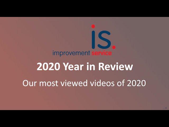 A Year in Videos: The most viewed Improvement Service videos published in 2020