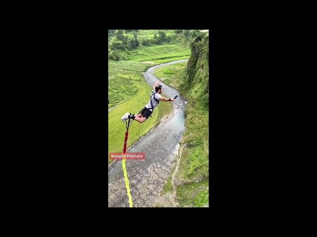 Bungee jumping in Nepal | World 2nd highest Bungee jumping |