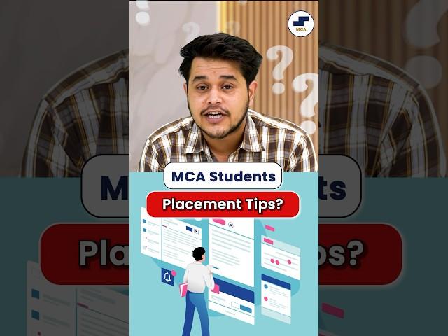 Best MCA Placement Strategies 2024?How To Get Job After MCA?#shorts #mca #placements #jobs2024