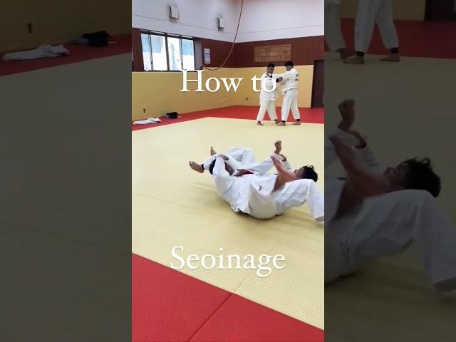 JUDO BEST TECHNIQUE SEOI-NAGE #JUDO JAPAN 