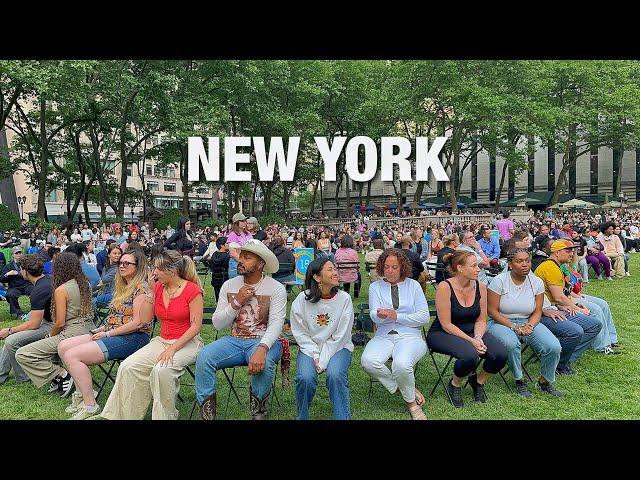 New York City LIVE Manhattan Bryant Park Musical Chair 2025 (June 2, 2025)