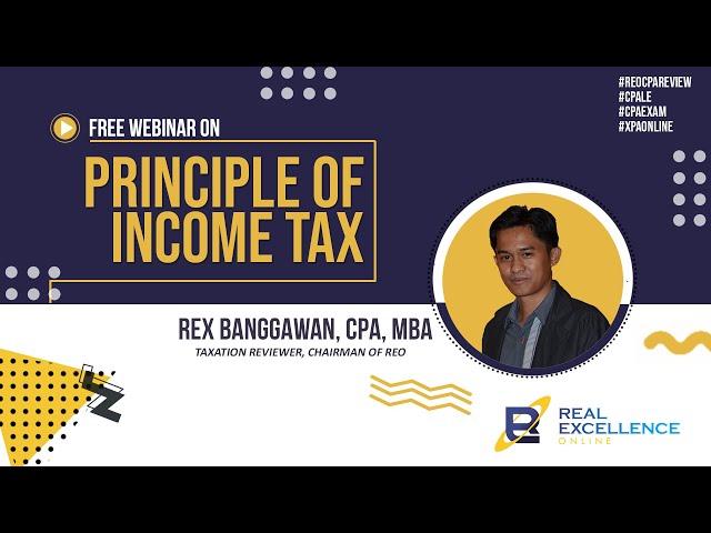 Principle Of Income Tax