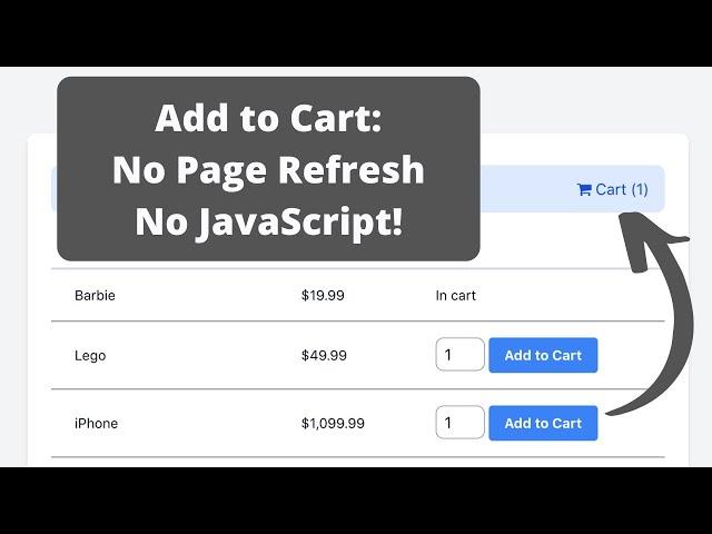 Laravel "Add to Cart": With/Without Livewire [LIVE-CODING]