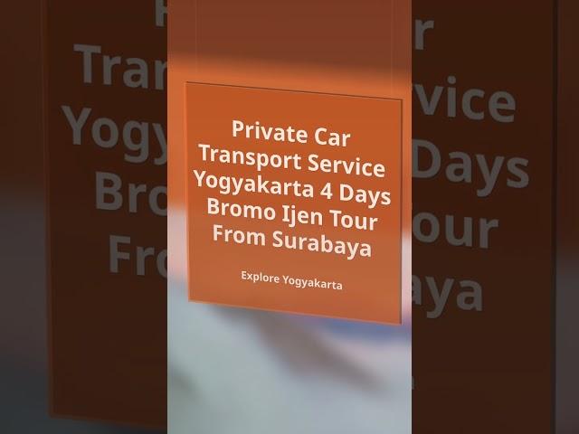 Explore Yogyakarta, Indonesia #yogyakartaindonesia #yogyakartadriver #touryogyakarta