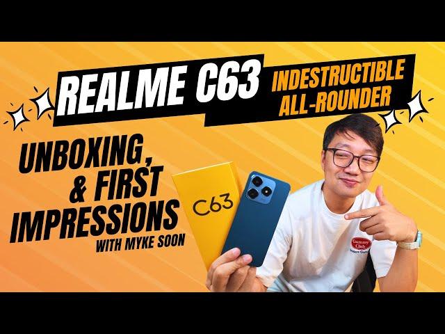 Unboxing the realme C63: Indestructible All-Rounder for Busy Lives!