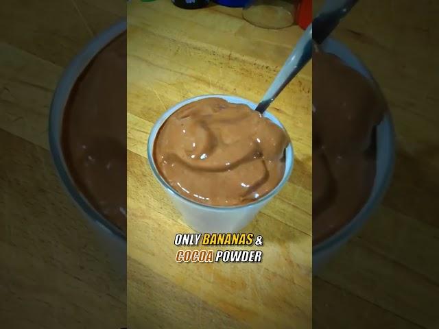 Super Healthy Chocolate Mousse! #shorts