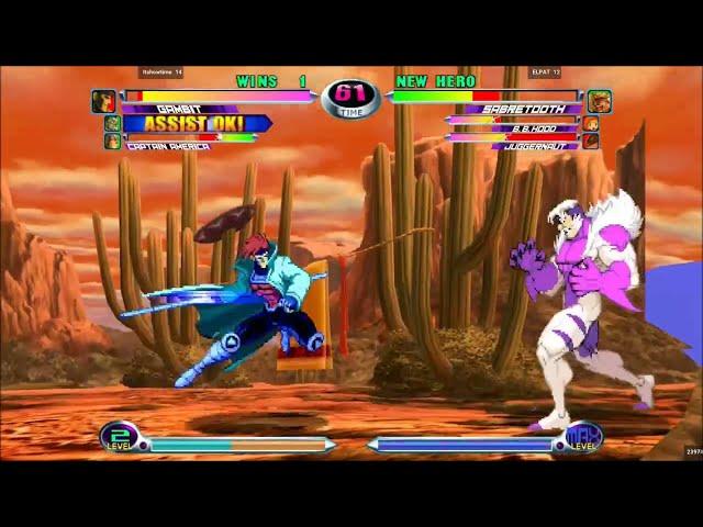 Marvel vs Capcom 2: Spiderjuan_412 vs EL_PATASSS Ft 10:. 16.09.24 #FREEMVC2 FC2 2nd PART