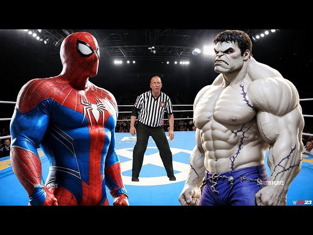 SPIDERMAN VS WHITE HULK - EPIC BATTLE