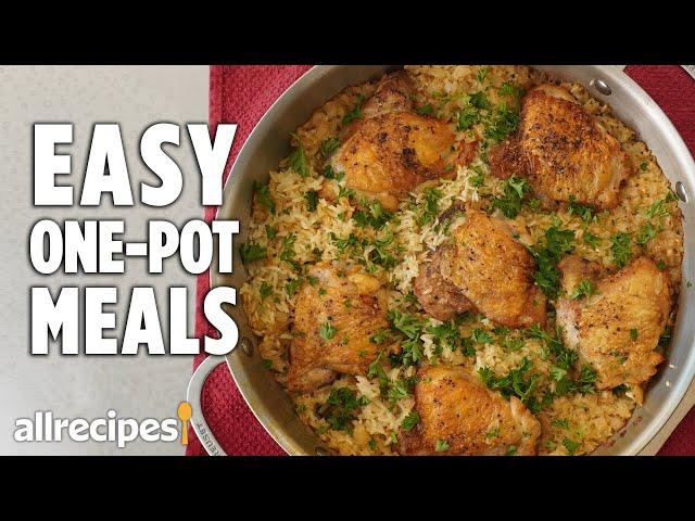 Easy One Pot Chicken & Rice and Cheesy Bacon Ranch Pasta | One Pot Cooking | Allrecipes.com