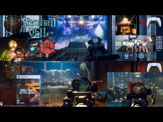 Playing COD: BO6 "Shattered Veil" Zombies Map on PS5 w. My Friend Bryan & Online Players