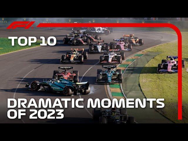 Top 10 Dramatic Moments of the 2023 F1 Season