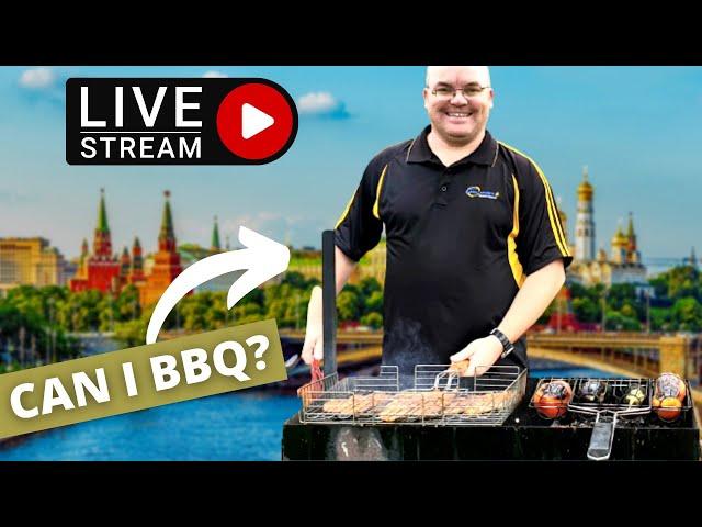 Travelling with Russell LIVE - Can I BBQ, Can I Cook? Life in Russia