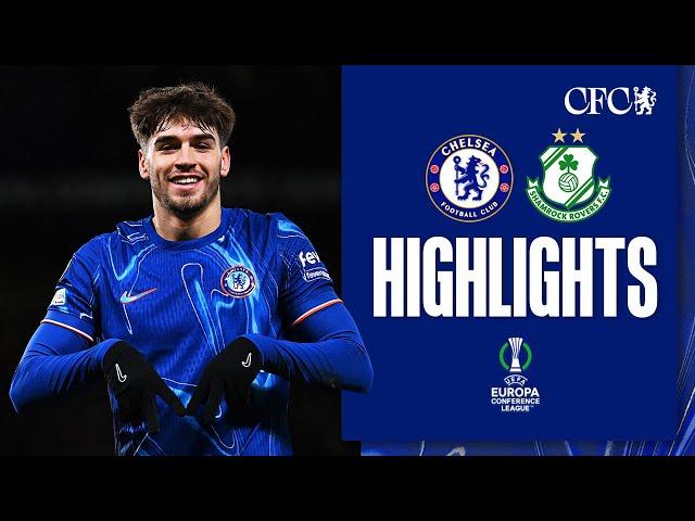 Chelsea 5-1 Shamrock Rovers | HIGHLIGHTS | UEFA Europa Conference League 24/25