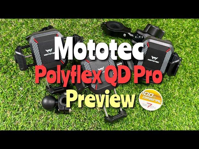 Mototec Polyflex QD Pro Motorcycle Bracket Preview (แนะนำเบื้องต้น) #mototec #ozzysevenshop