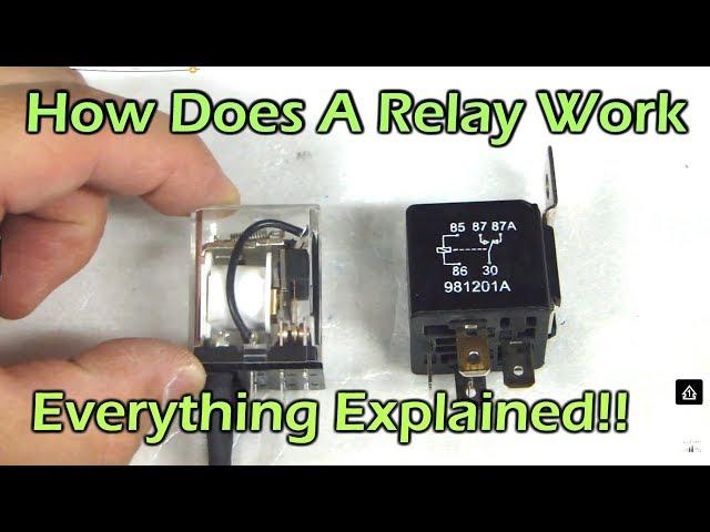 How Does A Relay Work - SPDT DPDT SPST Automotive Relay