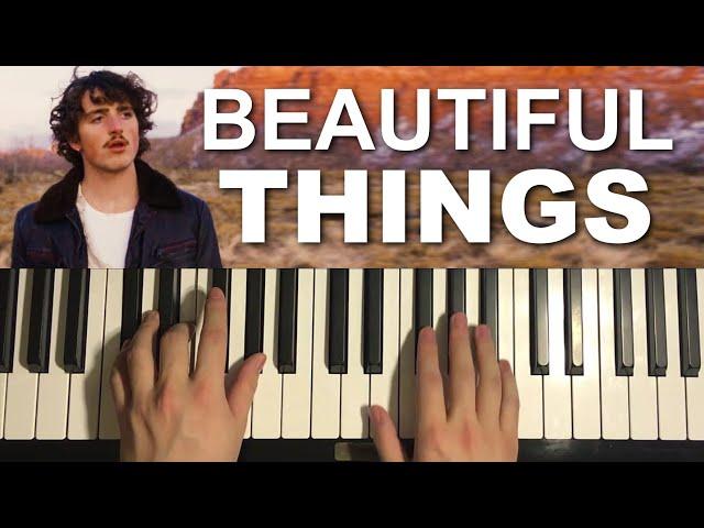 How To Play - Benson Boone - Beautiful Things (Piano Tutorial Lesson)