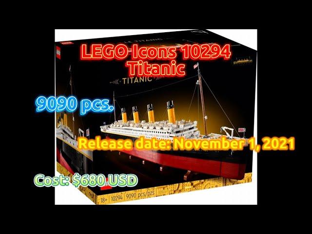 LEGO Speed Build & Review - 10294: LEGO Icons - Titanic (Complete Build + Review)