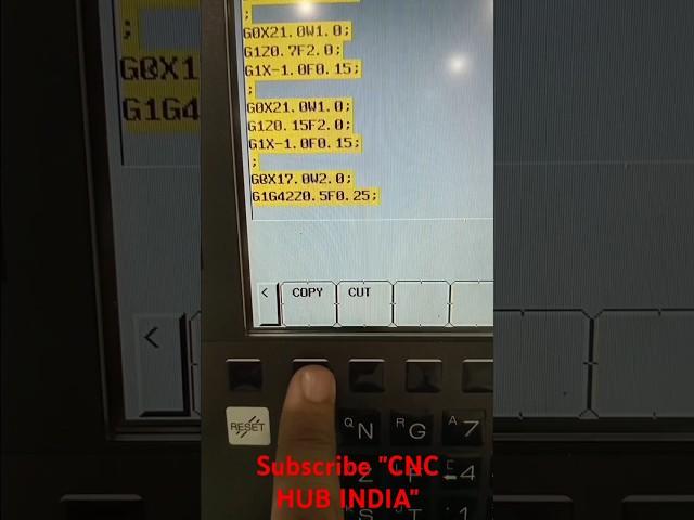 CNC me copy Paste karna Sikhe ! CNC me program copy kaise kare ! #cnc #cncmachineoperator #machine