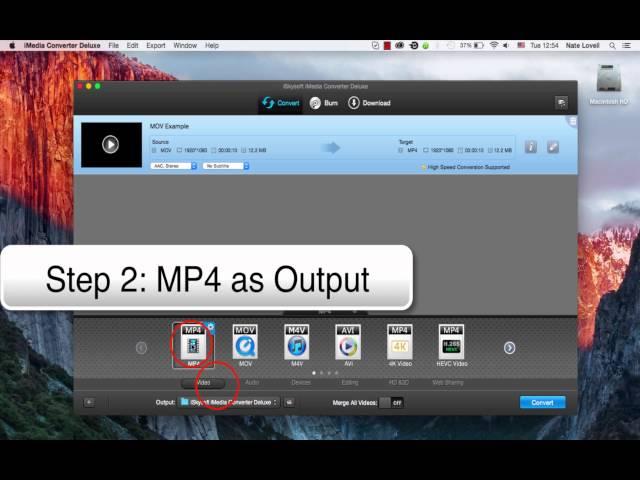 iSkysoft iMedia Converter Deluxe- How to Convert YouTube Videos to MP4 on Mac
