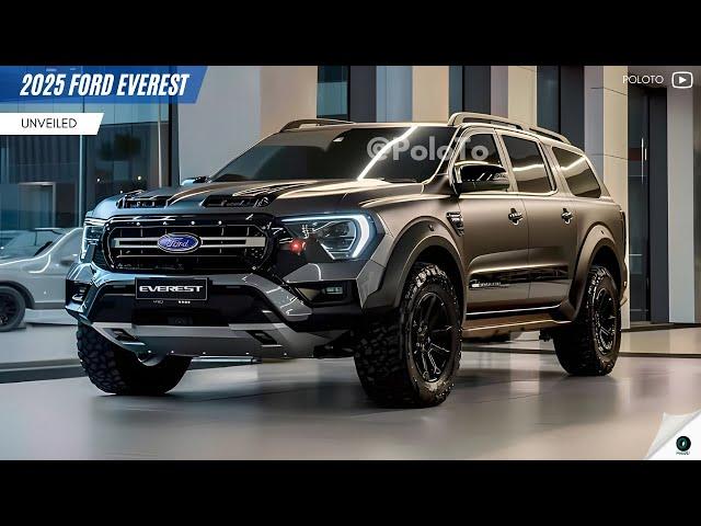 2025 Ford Everest Unveiled - a bigger, tougher and stronger vehicle!