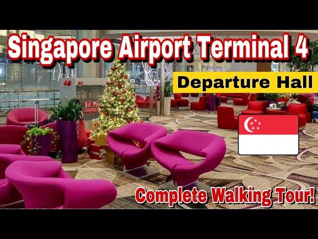 Singapore Changi Airport - Best Departure Lounge Ever!