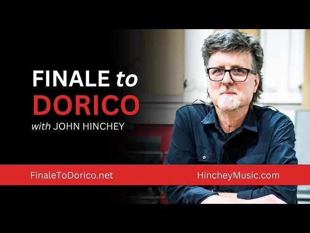 Finale to Dorico Equivalents - Learning Dorico Video (ASMAC September 3, 2024)