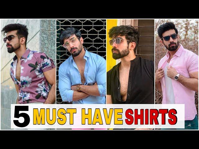 5 MUST HAVE SHIRTS| What’s your favourite? COMMENT #shirts #musthave #mensfashion #Shorts #shirt