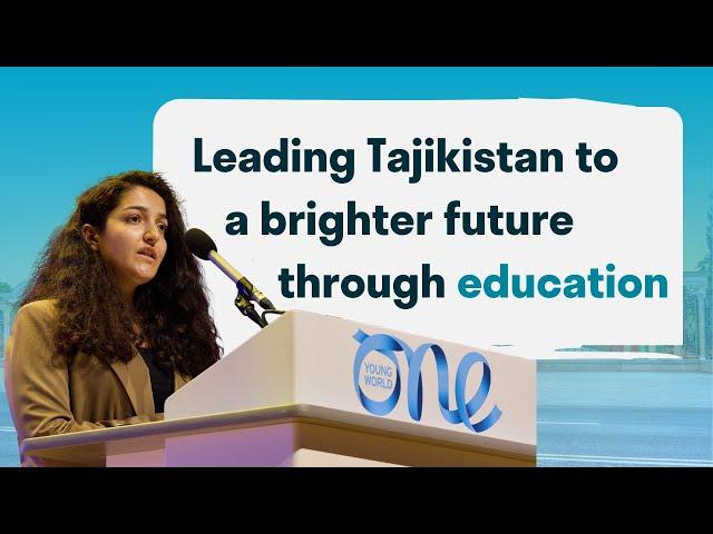 Using Education to Rebuild Tajikistan | Nilufar Murodova