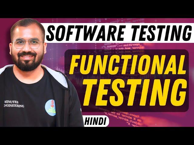 Functional Testing Explained in Hindi | Software Testing Series