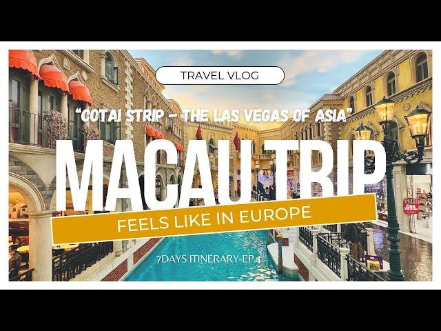 MACAU VLOG | How to go to Macao from Hong Kong | Rekomendasi Hotel, Itinerary, Budget & Tips.Ep4